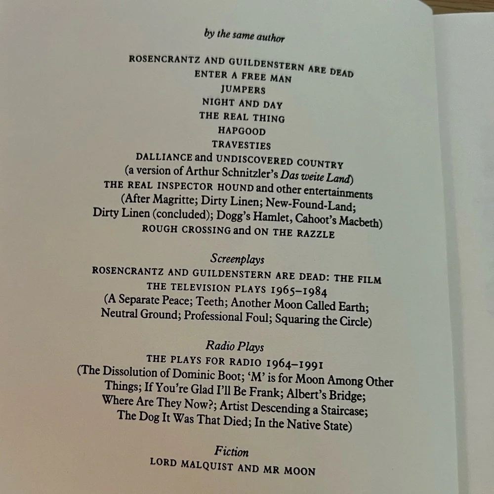 3 for $15: Tom Stoppard’s Arcadia Paperback - Picture 3 of 7